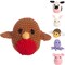 Leisure Arts Pudgies Animals Crochet Kit, Birdy, 3", Complete Crochet kit, Learn to Crochet Animal Starter kit for All Ages, Includes Instructions, DIY amigurumi Crochet Kits